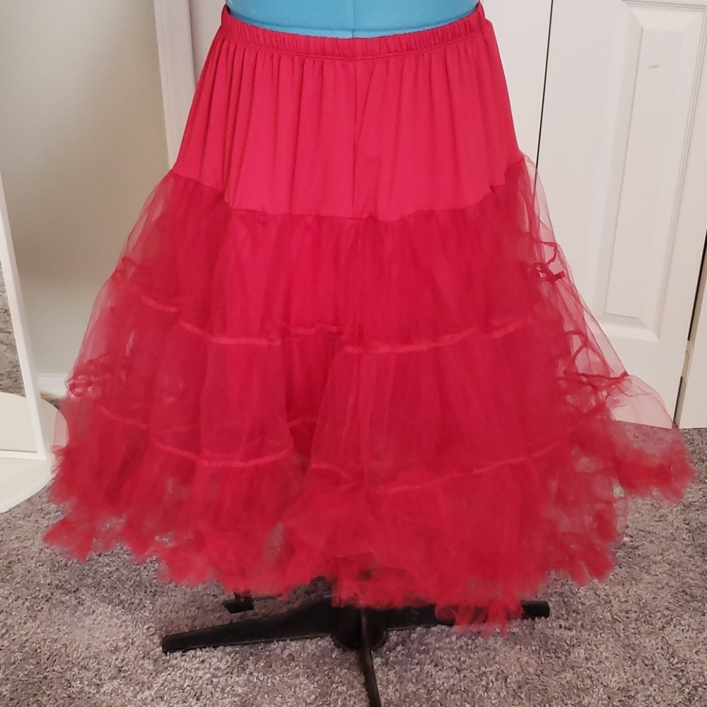 Darker red Crinoline